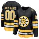 Men's Boston Bruins Black Home Breakaway Custom Jersey