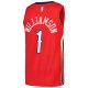 Men's New Orleans Pelicans Zion Williamson Jordan Brand Red Swingman Player Jersey - Statement Edition