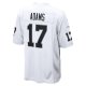 Men's Las Vegas Raiders Davante Adams Nike White Game Jersey