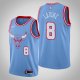 Men's Nike Chicago Bulls #8 Zach LaVine Light Blue City Edition 2019-2020 Swingman Jersey