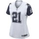 Women's Dallas Cowboys Ezekiel Elliott Nike White Alternate Game Jersey