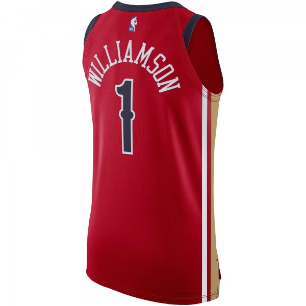 Men's New Orleans Pelicans Zion Williamson Jordan Brand Red Jersey - Statement Edition