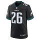 Men's Philadelphia Eagles Saquon Barkley Nike  Black Alternate Game Jersey