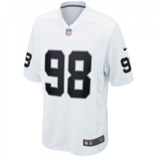 Men's Las Vegas Raiders Maxx Crosby Nike White Game Jersey