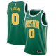 Men's Nike Boston Celtics #0 Jayson Tatum Green Swingman Earned Edition NBA Jersey