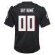 Youth Atlanta Falcons Nike Black Custom Game Jersey