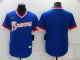 Men's Nike Atlanta Braves Blank Blue Cool Base Stitched MLB Jerseys