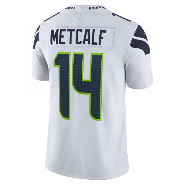 Men's Seattle Seahawks DK Metcalf Nike White Vapor Limited Jersey