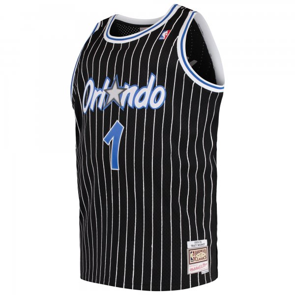 Men's Orlando Magic Tracy McGrady Mitchell & Ness Black 2003/04 Big & Tall Hardwood Classics Swingman Jersey