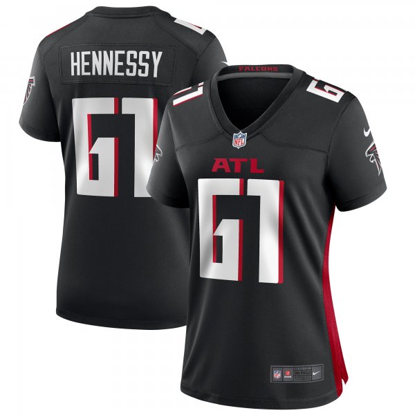 Women's Atlanta Falcons Matt Hennessy Nike Black Game Jersey