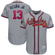 Men's Atlanta Braves #13 Ronald Acu?a Jr. Gray 2019 MLB All-Star Game Collection Flex Base Player Jersey