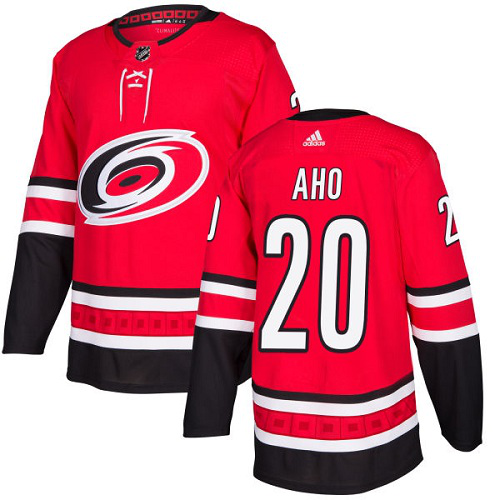 Adidas Carolina Hurricanes #20 Sebastian Aho Red Home Stitched NHL Jersey