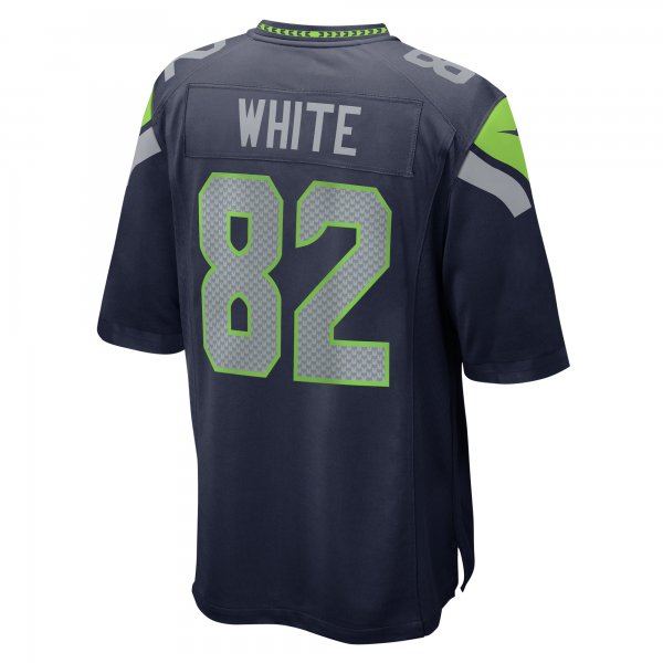 Men's Seattle Seahawks Cody White Nike College Navy  Game Jersey