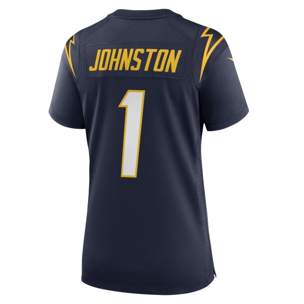 Women's Los Angeles Chargers Quentin Johnston Nike Navy Alternate Game Jersey