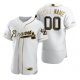 Atlanta Braves Custom Men's Nike White Golden Edition Jersey