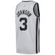 Men's San Antonio Spurs Keldon Johnson Nike Silver Swingman Player Jersey - Statement Edition