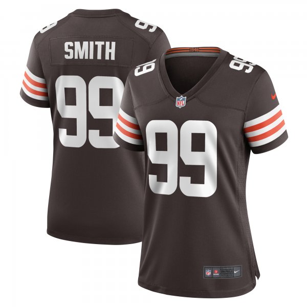 Women's Cleveland Browns Za'Darius Smith Nike  Brown Team Game Jersey