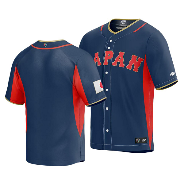 Japan 2023 World Baseball Classic Navy Men's MLB Jersey