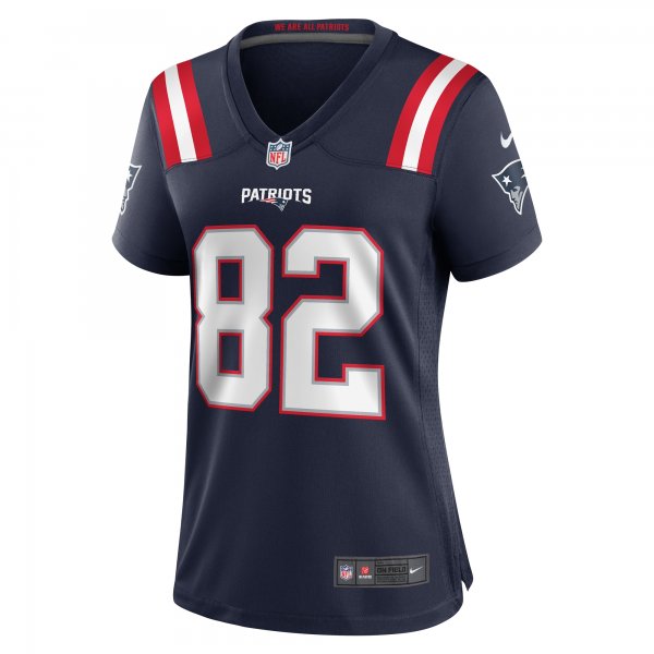 Women's New England Patriots T.J. Luther Nike  Navy Team Game Jersey