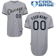 Chicago White Sox Grey Men's Customized Cool Base MLB Jersey