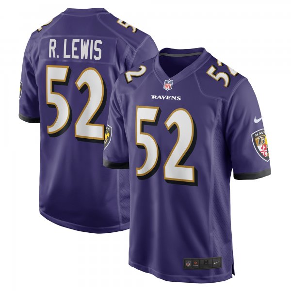 Men's Baltimore Ravens Ray Lewis Nike Purple Retired Player Jersey