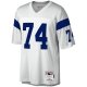 Men's Los Angeles Rams Merlin Olsen Mitchell & Ness White Legacy Replica Jersey