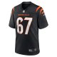 Men's Cincinnati Bengals Cordell Volson Nike Black Game Player Jersey