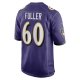 Men's Baltimore Ravens Kyle Fuller Nike  Purple  Game Jersey