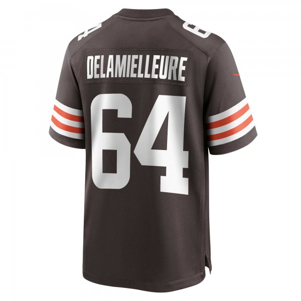 Men's Cleveland Browns Joe DeLamielleure Nike Brown Game Retired Player Jersey