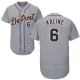 Detroit Tigers #6 Al Kaline Grey Flexbase Collection Stitched MLB Jersey