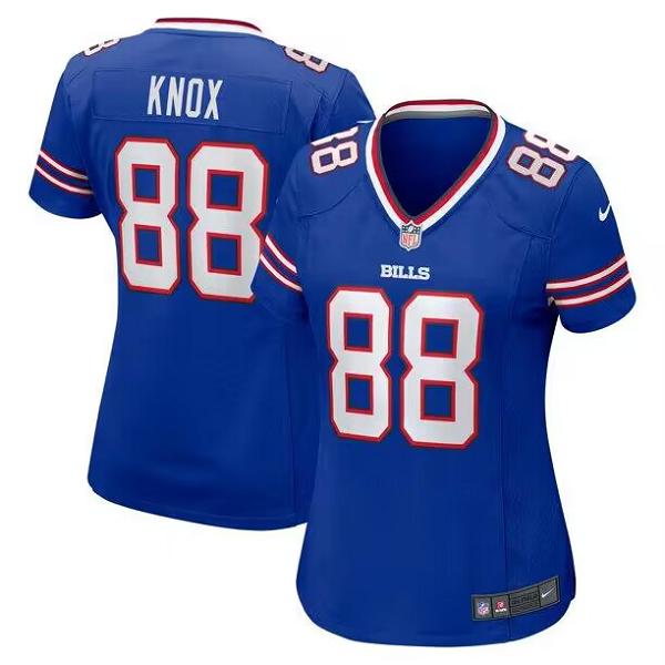 Women's Buffalo Bills #88 Nike Dawson Knox Royal Game NFL Jersey