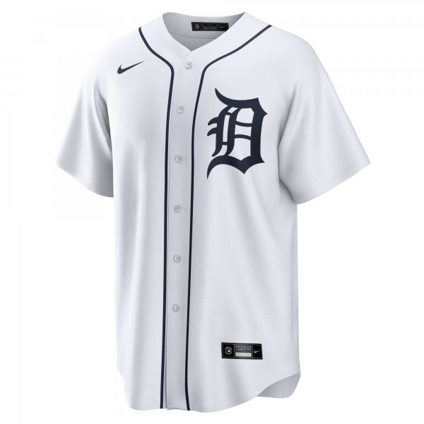 Men's Detroit Tigers Nike White Home Replica Team Jersey