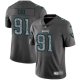 Nike Philadelphia Eagles #91 Fletcher Cox Gray Static Men's Stitched NFL Vapor Untouchable Limited Jersey