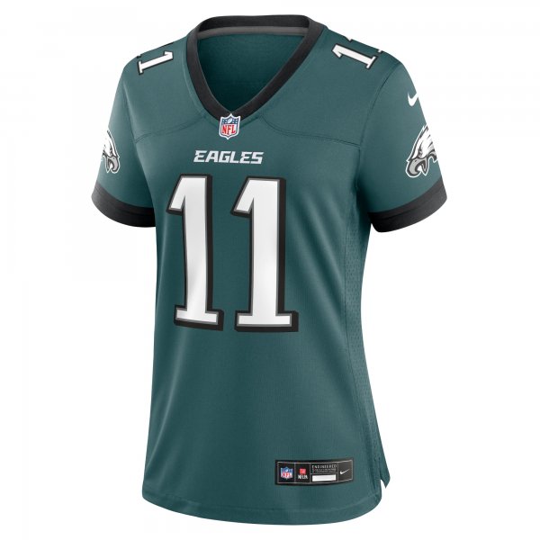 Women's Philadelphia Eagles A.J. Brown Nike Midnight Green Team Game Jersey