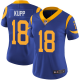 Nike Los Angeles Rams #18 Cooper Kupp Royal Blue Alternate Women's Stitched NFL Vapor Untouchable Limited Jersey