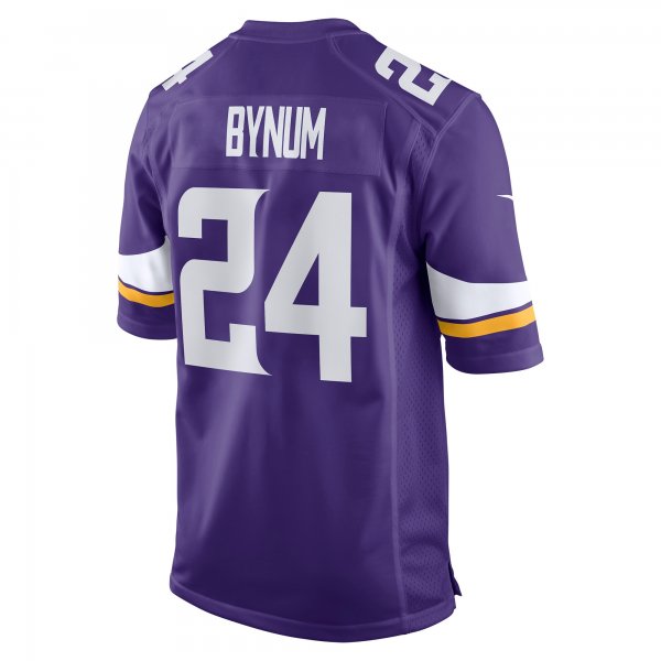 Men's Minnesota Vikings Camryn Bynum Nike Purple Player Game Jersey