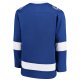 Youth Tampa Bay Lightning Fanatics Blue Home Replica Blank Jersey