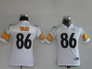 Pittsburgh Steelers #86 Hines Ward White Stitched Youth NFL Jersey