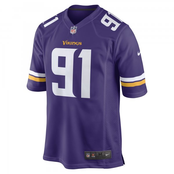 Men's Minnesota Vikings Patrick Jones II Nike Purple Team Game Player Jersey