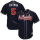 Atlanta Braves #5 Freddie Freeman Navy Blue Cool Base Stitched Youth MLB Jersey