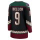 Women's Arizona Coyotes Clayton Keller Fanatics Black Home Breakaway Player Jersey