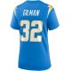 Women's Los Angeles Chargers Alohi Gilman Nike Powder Blue Game Jersey