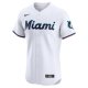 Men's Miami Marlins Avisail Garcia Nike White Home Elite Player Jersey