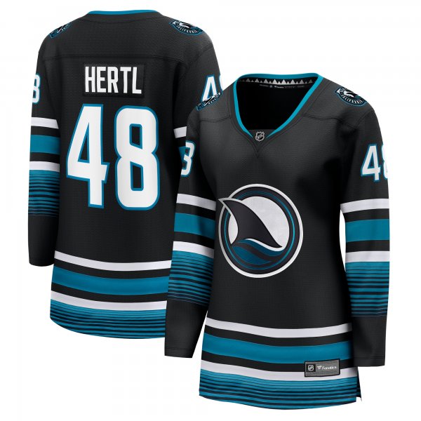 Women's San Jose Sharks Tomas Hertl Fanatics Black Alternate Premier Breakaway Player Jersey