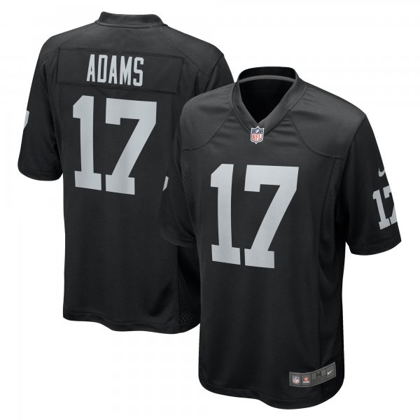 Men's Las Vegas Raiders Davante Adams Nike Black Game Jersey