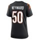 Women's Cincinnati Bengals Shaka Heyward Nike  Black Team Game Jersey