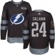 Adidas Tampa Bay Lightning #24 Ryan Callahan Black 1917-2017 100th Anniversary Stitched NHL Jersey