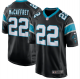 Men's Nike Carolina Panthers #22 Christian McCaffrey Black NFL Limited Jersey