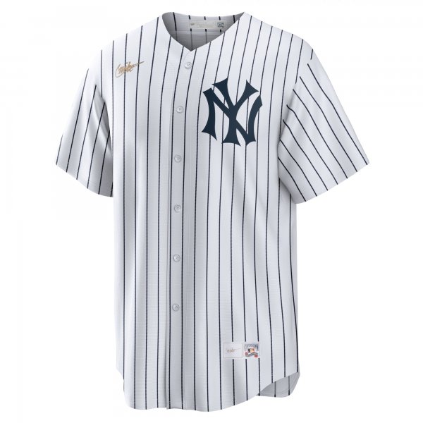 Men's New York Yankees Babe Ruth Nike White Home Cooperstown Collection Player Jersey