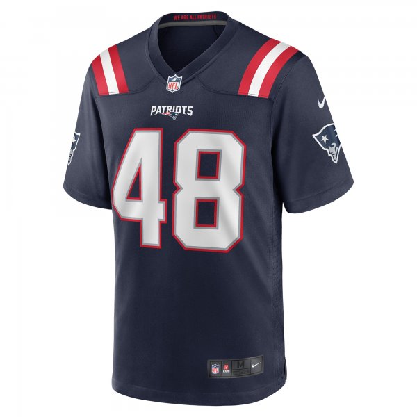 Men's New England Patriots Jahlani Tavai Nike Navy Game Player Jersey